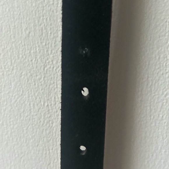 Lands’ End Black Suede Belt - Picture 11 of 16